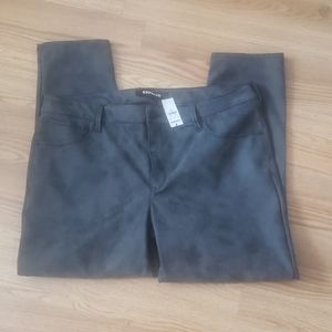 New Express textured polyurethane jeans size 16